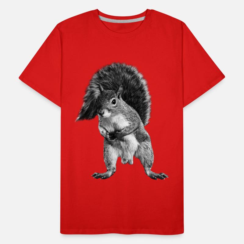 Eichhörnchen Männer Premium Bio T-Shirt