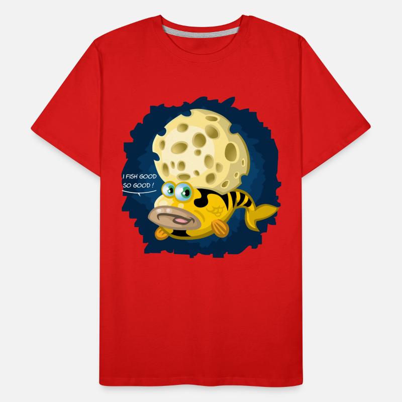 Funky fish Men's Premium Organic T-Shirt