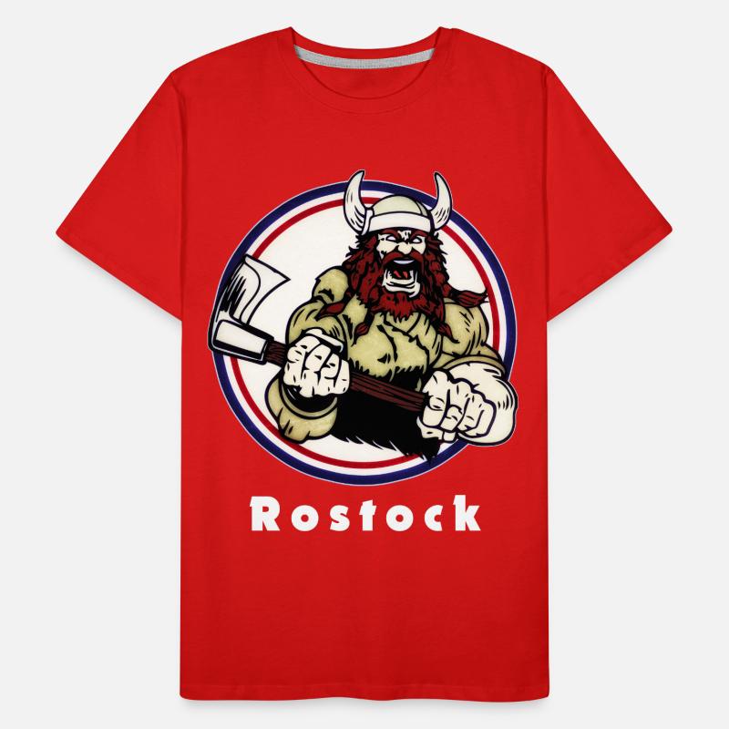 Rostocker Wikinger Männer Premium Bio T-Shirt