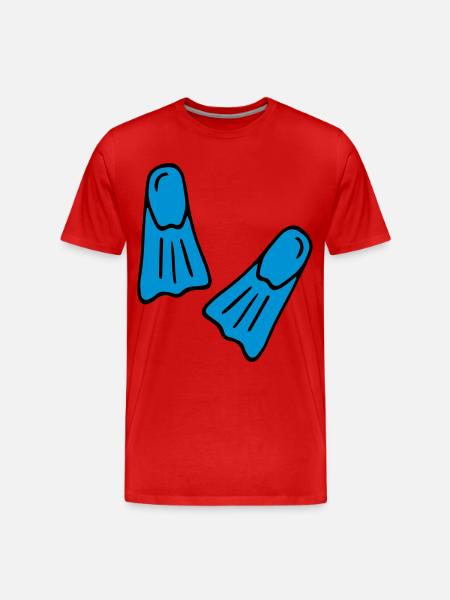 Funny gifts for divers - Men's Premium Organic T-Shirt - red