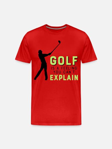 Le golf - T-shirt bio Premium Homme - rouge