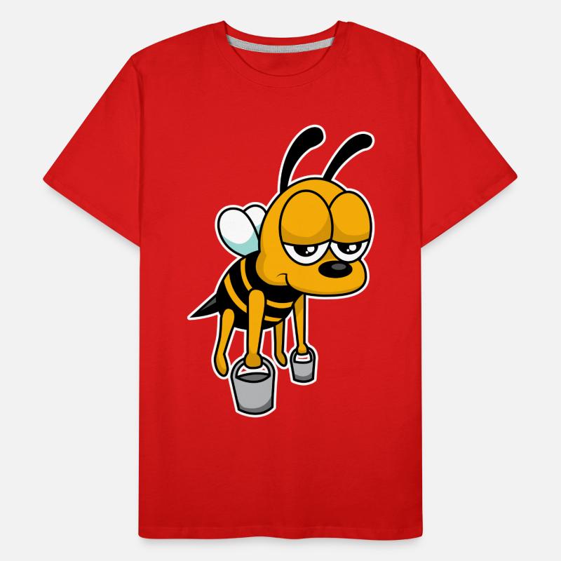 Worker bee - design Men's Premium Organic T-Shirt