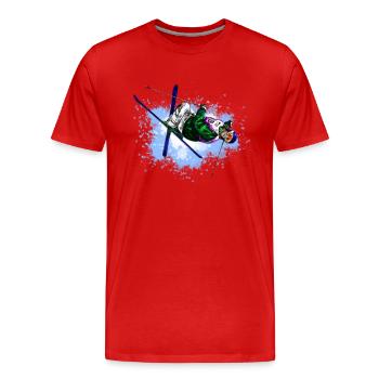 Freestyle - Men's Premium Organic T-Shirt - red - Front - Damien (186cm)