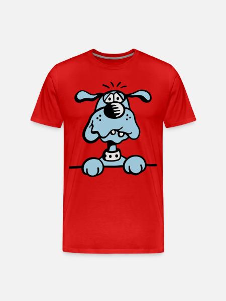 Chien - T-shirt bio Premium Homme - rouge