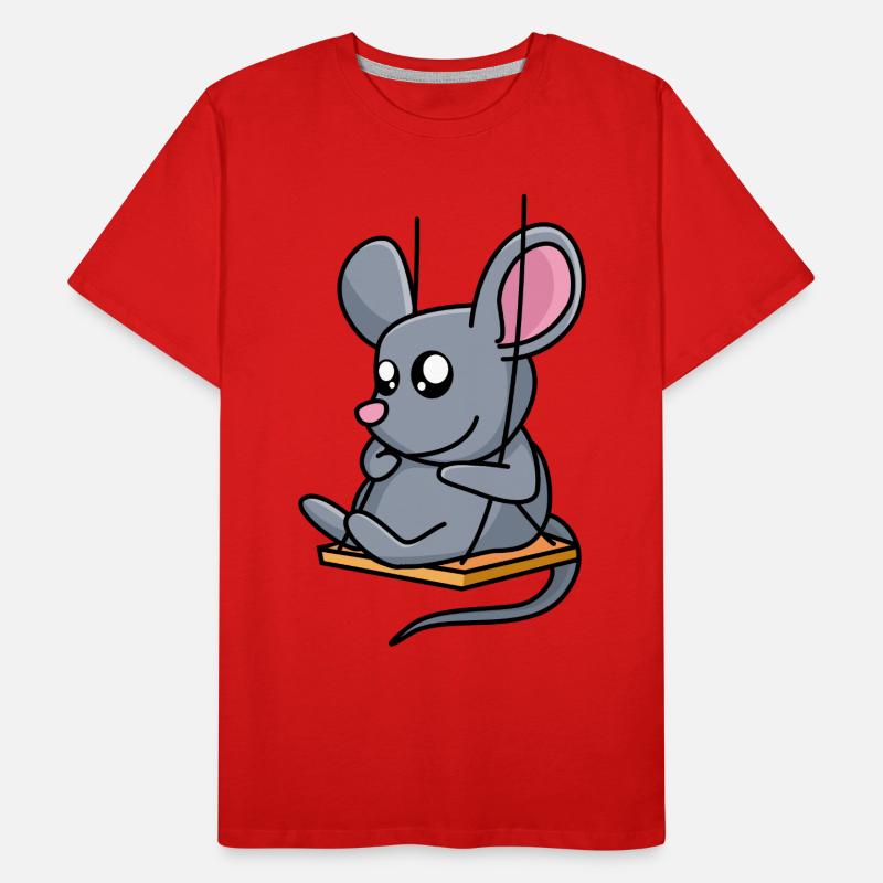 Mouse Mouse Swing - Design Men's Premium Organic T-Shirt