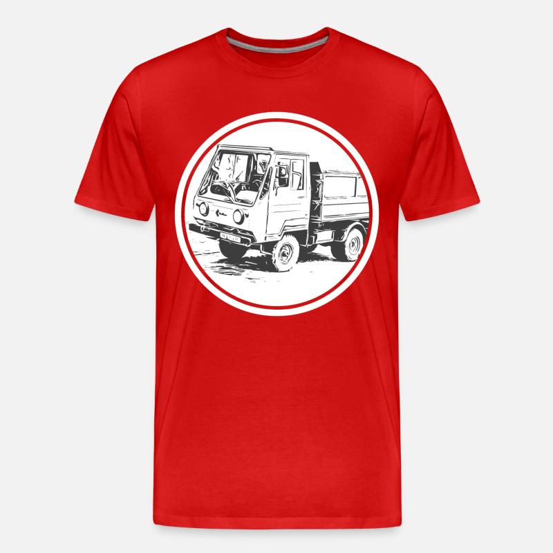 Multicar M25 - Männer Premium Bio T-Shirt - Rot