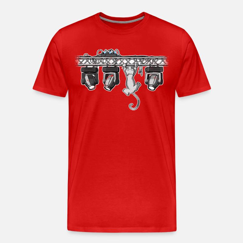 dmxcat - Männer Premium Bio T-Shirt - Rot