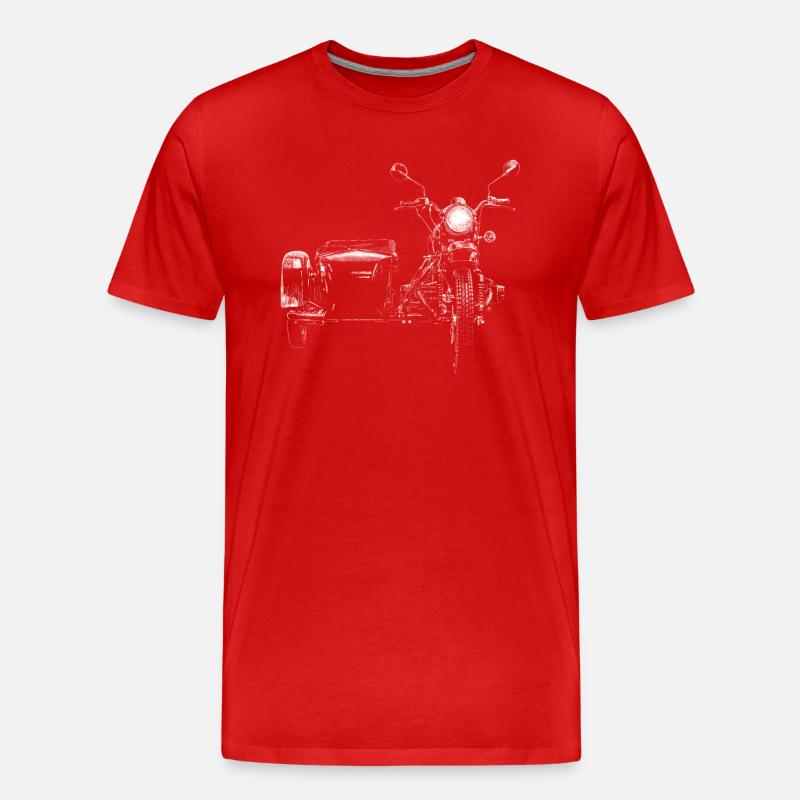 Ural - Männer Premium Bio T-Shirt - Rot