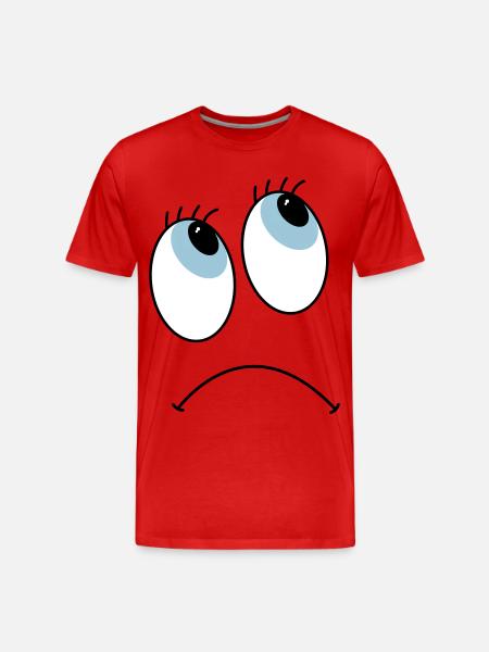 eyes - Men's Premium Organic T-Shirt - red