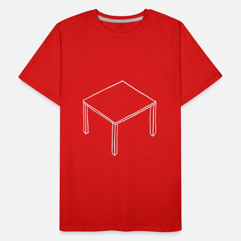 Table blanc T-shirt bio Premium Homme