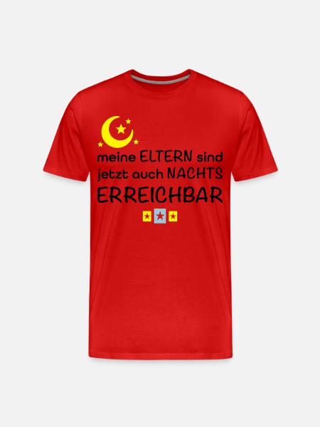 lustige Babysprüche - Männer Premium Bio T-Shirt - Rot