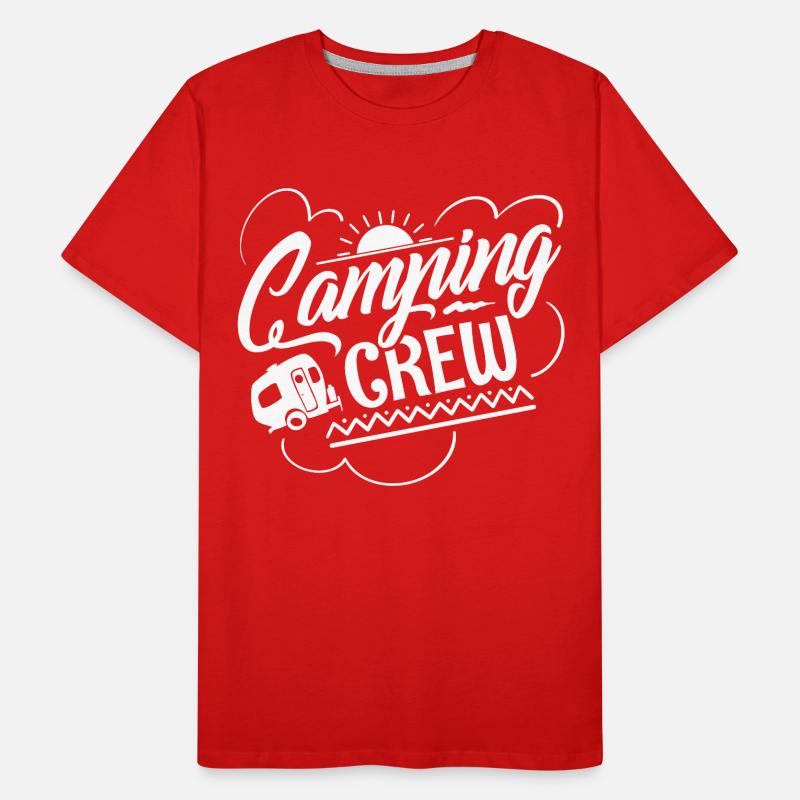 Équipe de camping T-shirt bio Premium Homme