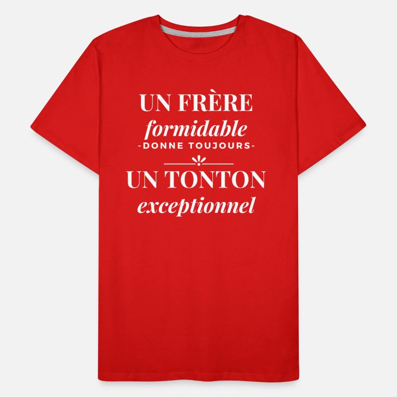 Frère formidable tonton exceptionnel T-shirt bio Premium Homme