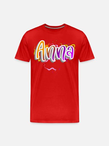 Anna - T-shirt bio Premium Homme - rouge