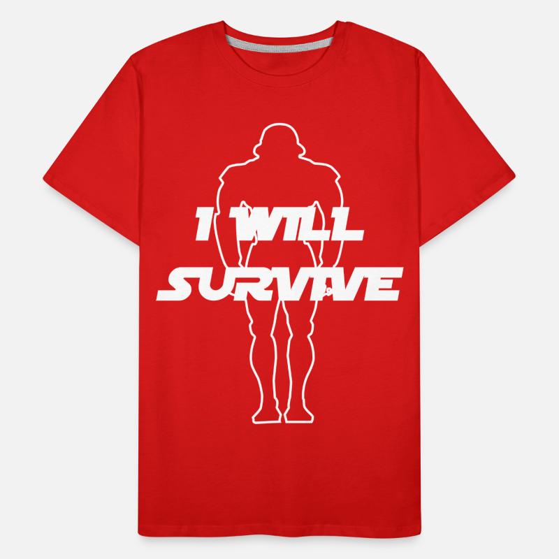 clone i will survive humour T-shirt bio Premium Homme