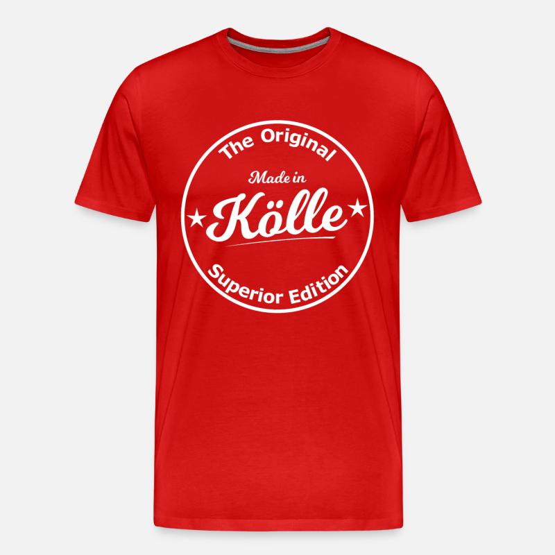 Made in Köln - Männer Premium Bio T-Shirt - Rot