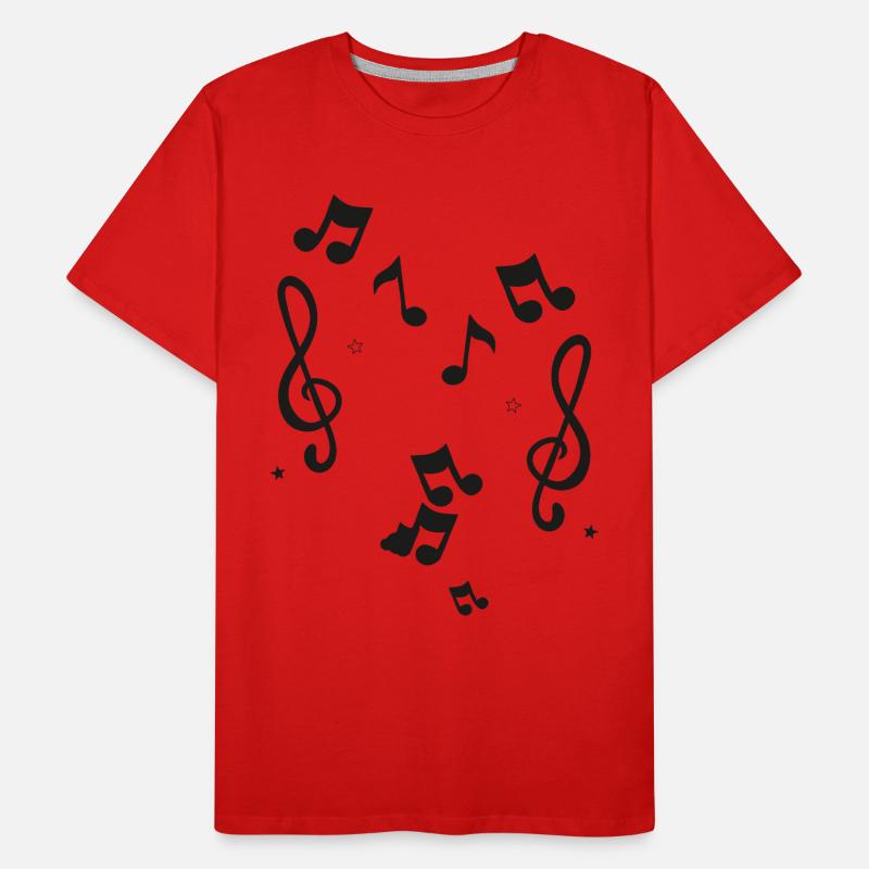 Music Musical notes Men's Premium Organic T-Shirt