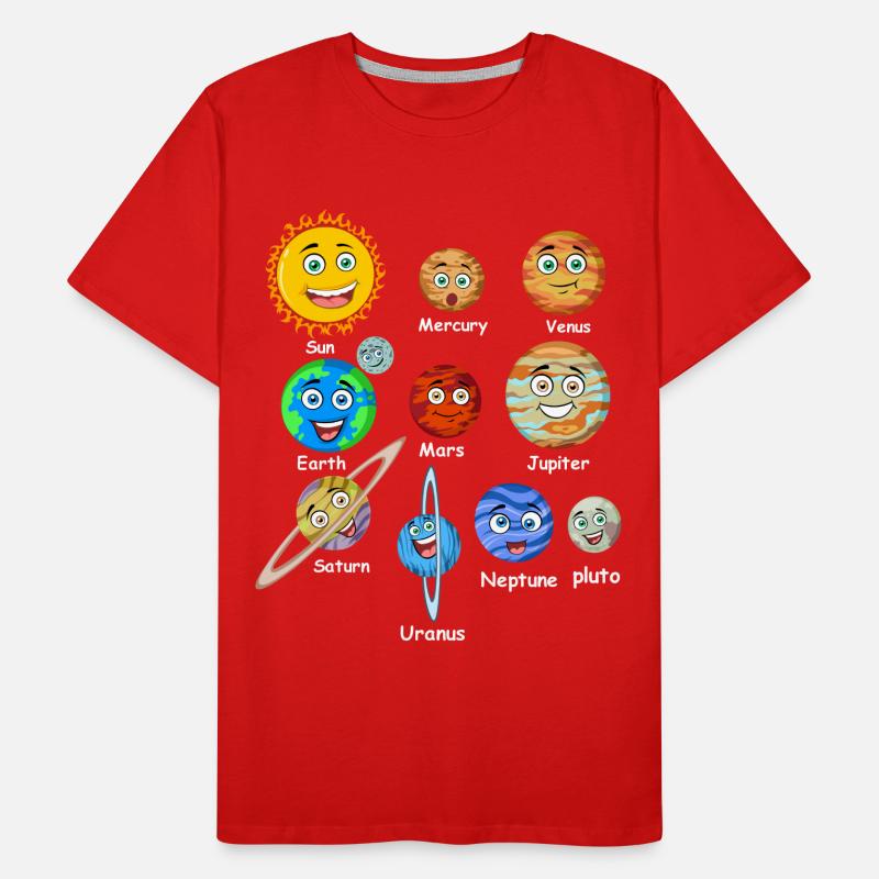 Solar system planets Men's Premium Organic T-Shirt