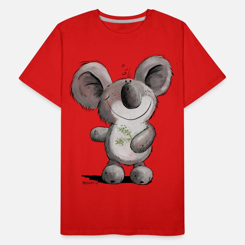 Drolliges Koala Bärchen Männer Premium Bio T-Shirt