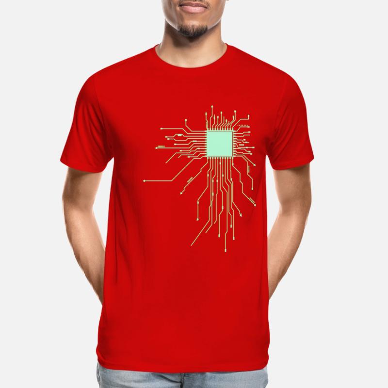 platine Core cpu Computer Nerd pc humor geek code Männer Premium Bio T-Shirt