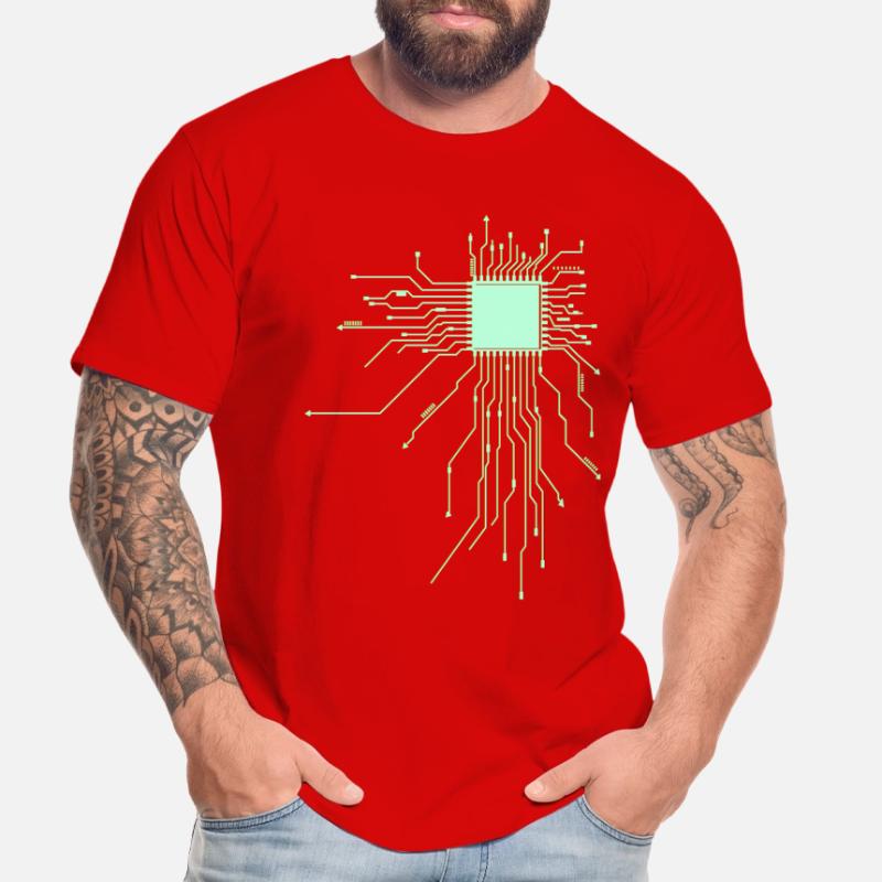 platine Core cpu Computer Nerd pc humor geek code Männer Premium Bio T-Shirt