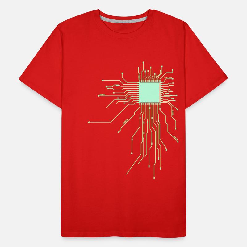 conseil d’administration core cpu ordinateur nerd pc humour geek code T-shirt bio Premium Homme