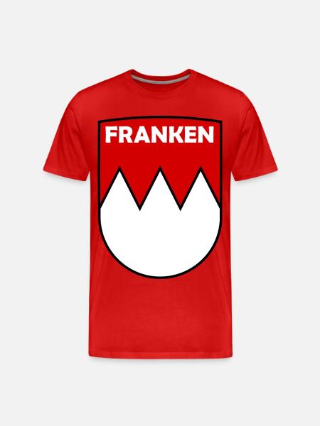 Die Franken - Männer Premium Bio T-Shirt - Rot