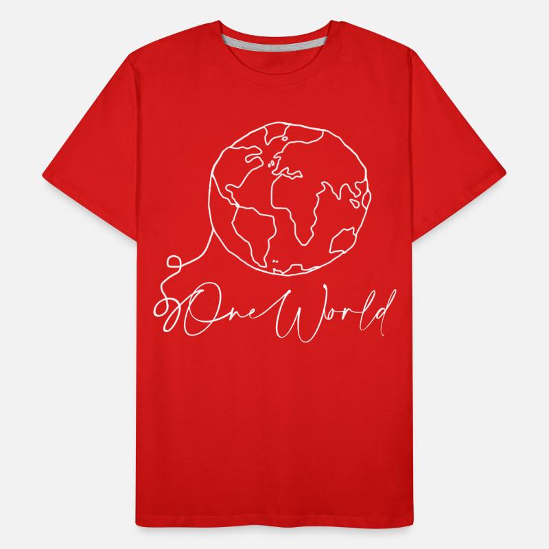 Monde T-shirt bio Premium Homme