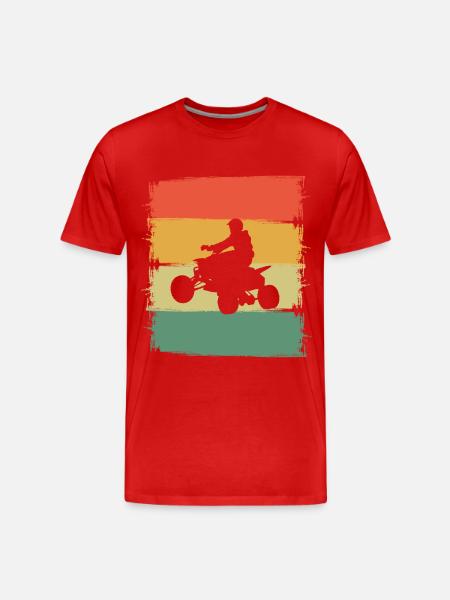 Quad - T-shirt bio Premium Homme - rouge
