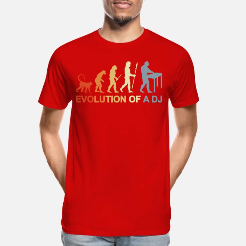 Evolution eines DJ Männer Premium Bio T-Shirt