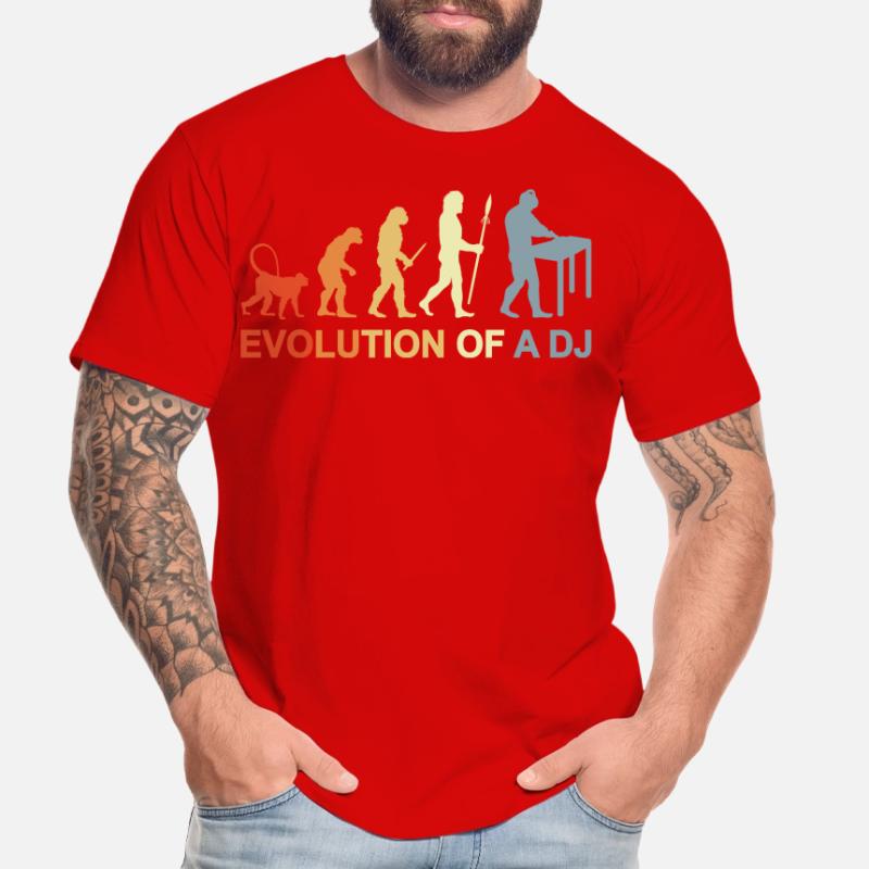 Evolution eines DJ Männer Premium Bio T-Shirt