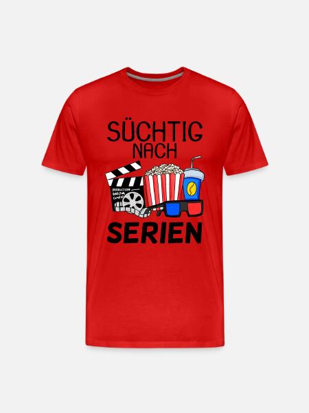 Serie - Männer Premium Bio T-Shirt - Rot