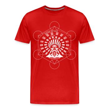Hardstyle ease my mind - T-shirt bio Premium Homme - rouge - Devant - Damien (186cm)