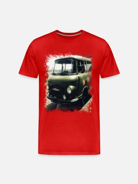 Barkas - NVA - GDR - Transporter - Men's Premium Organic T-Shirt - red