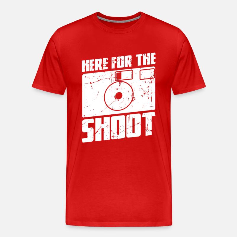 Fotografie Witz - Männer Premium Bio T-Shirt - Rot