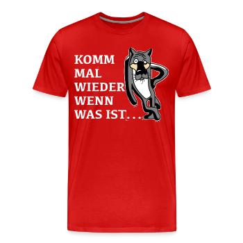 Russisch Russland Zeichentrickfilm Geschenk UDSSR - Männer Premium Bio T-Shirt - Rot - Vorne - Damien (186cm)