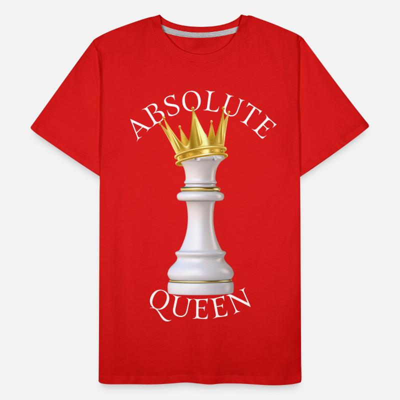 Absolute Queen – chess queen humor Men's Premium Organic T-Shirt