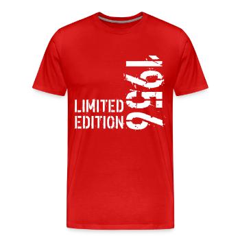 LIMITED EDITION 1956 - T-shirt bio Premium Homme - rouge - Devant - Damien (186cm)