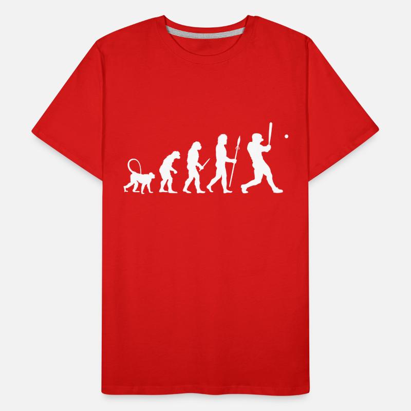 Evolution of baseball Men's Premium Organic T-Shirt