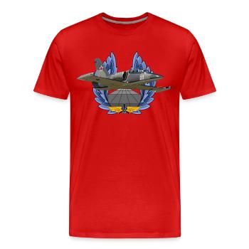 Aero L-39 Albatros - Männer Premium Bio T-Shirt - Rot - Vorne - Damien (186cm)