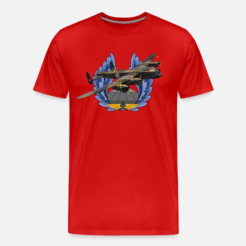 Lancaster - Männer Premium Bio T-Shirt - Rot