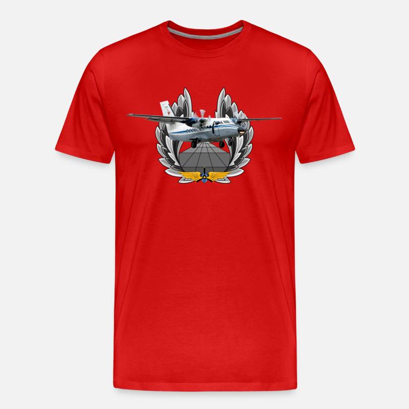 L-410 UVP-E - Männer Premium Bio T-Shirt - Rot