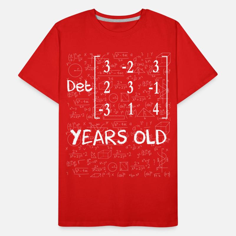82e anniversaire 82 ans déterminant de matrice T-shirt bio Premium Homme