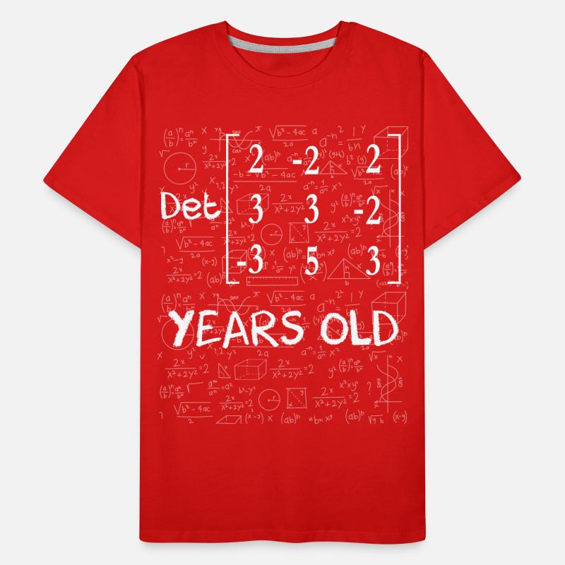 92e anniversaire 92 ans déterminant de matrice T-shirt bio Premium Homme