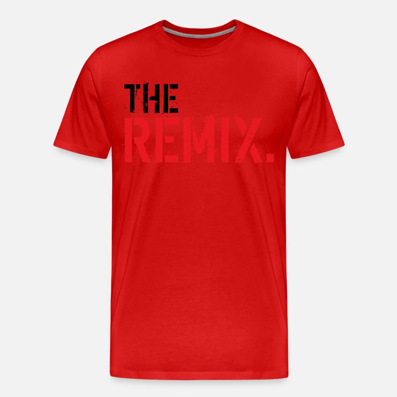 Der Remix - Männer Premium Bio T-Shirt - Rot