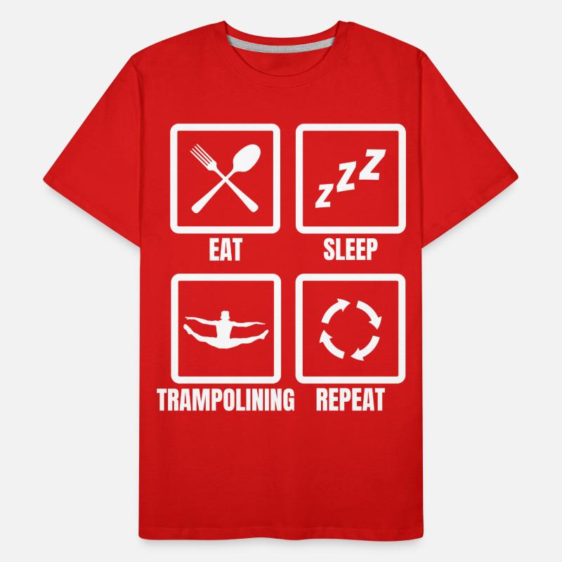 Trampoline Routine T-shirt bio Premium Homme
