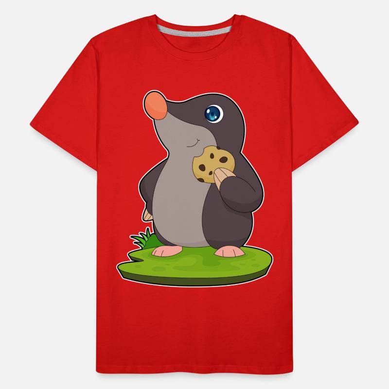 Mole Cookie Men's Premium Organic T-Shirt