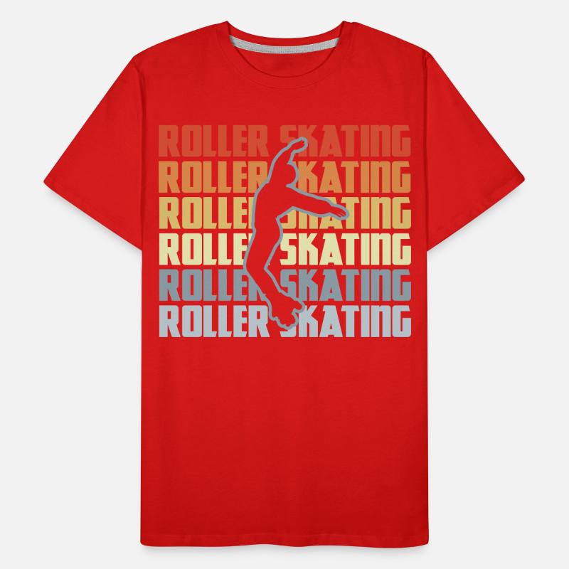 Roller Skating Disco Men's Premium Organic T-Shirt