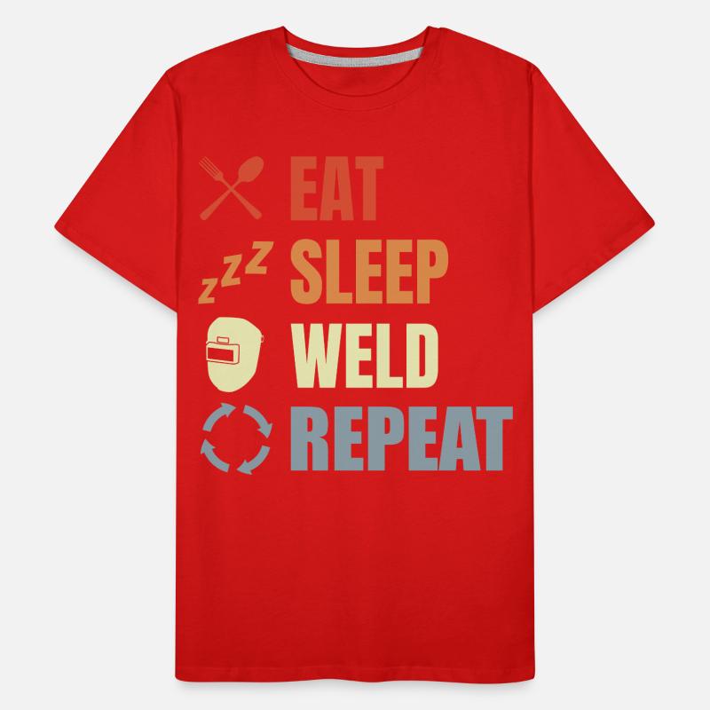 Welder Schedule Men's Premium Organic T-Shirt