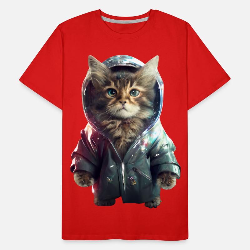 Chat de l’espace T-shirt bio Premium Homme